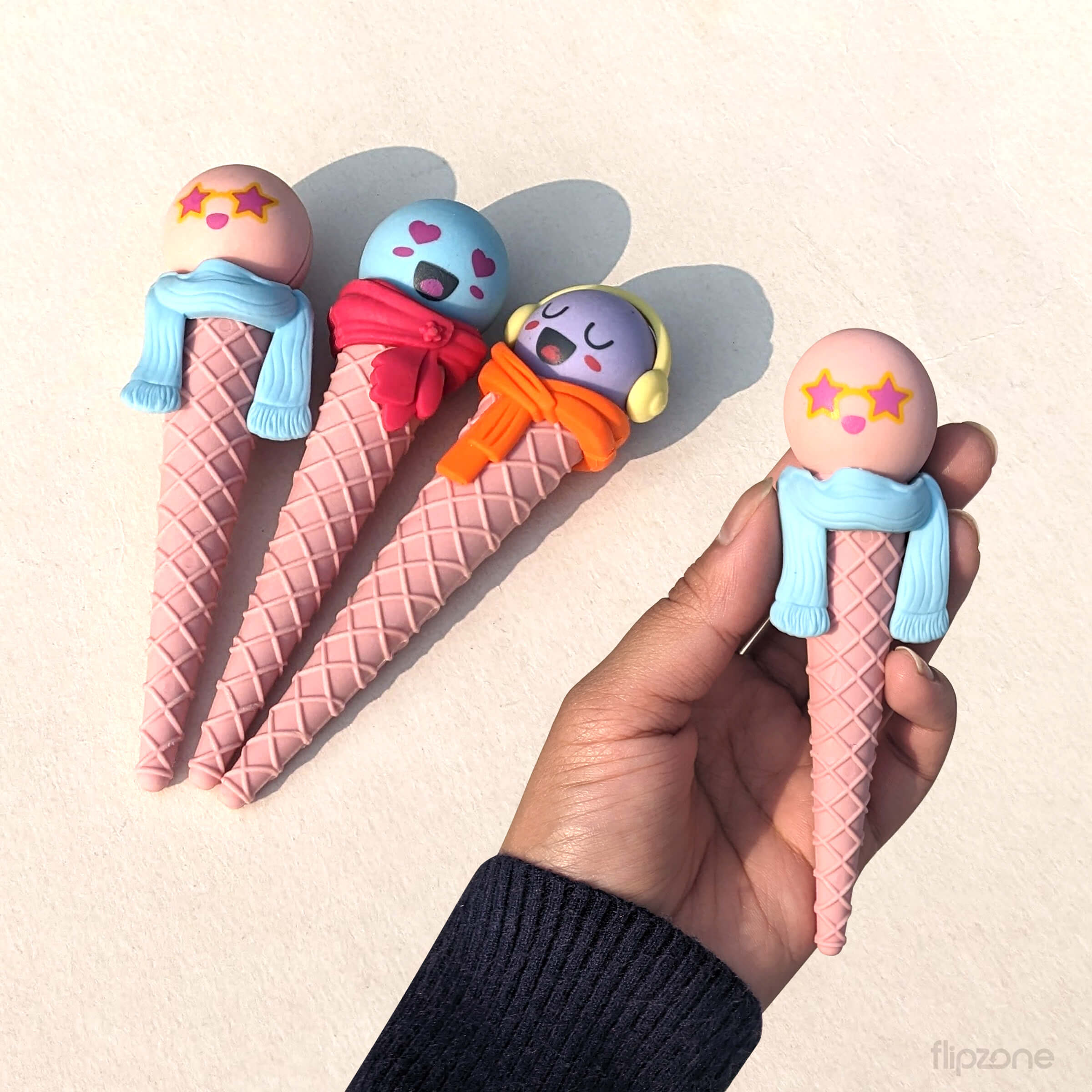 Ice Cream Cone Eraser - Kids Stationery by FLIPZONE