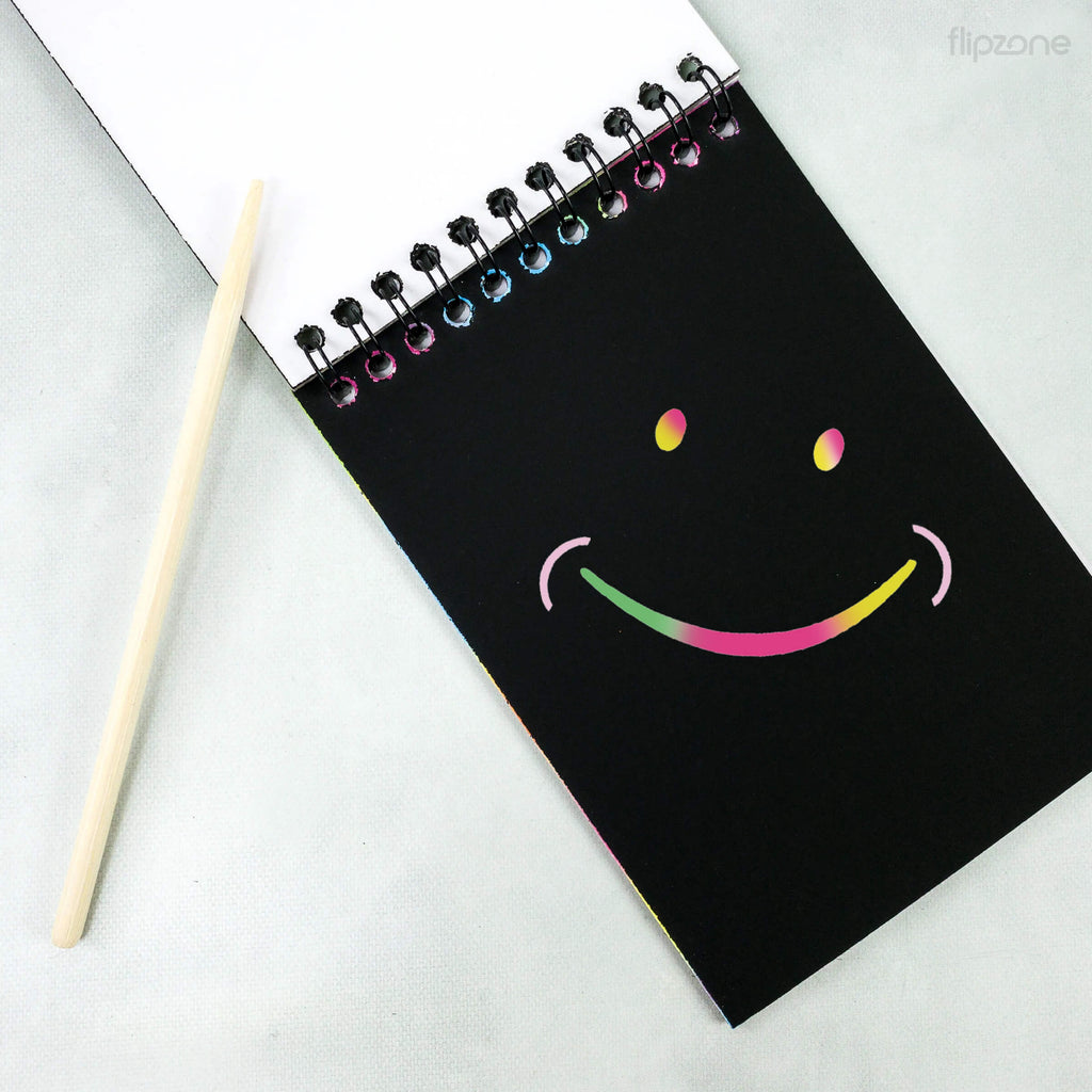 Scratch Art Notepad for Kids Large Size 10 Scratch Sheets