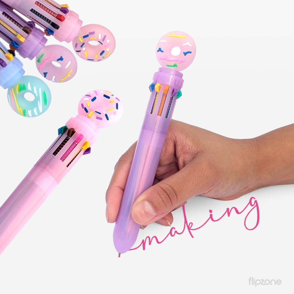 Donuts 10-in-1 Multi-color Ballpoint Pen for Kids