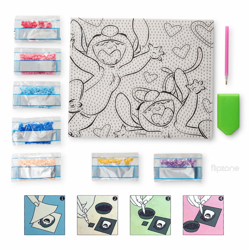 Diamond Painting Kit for Kids - Kuromi Kitty Gem Art