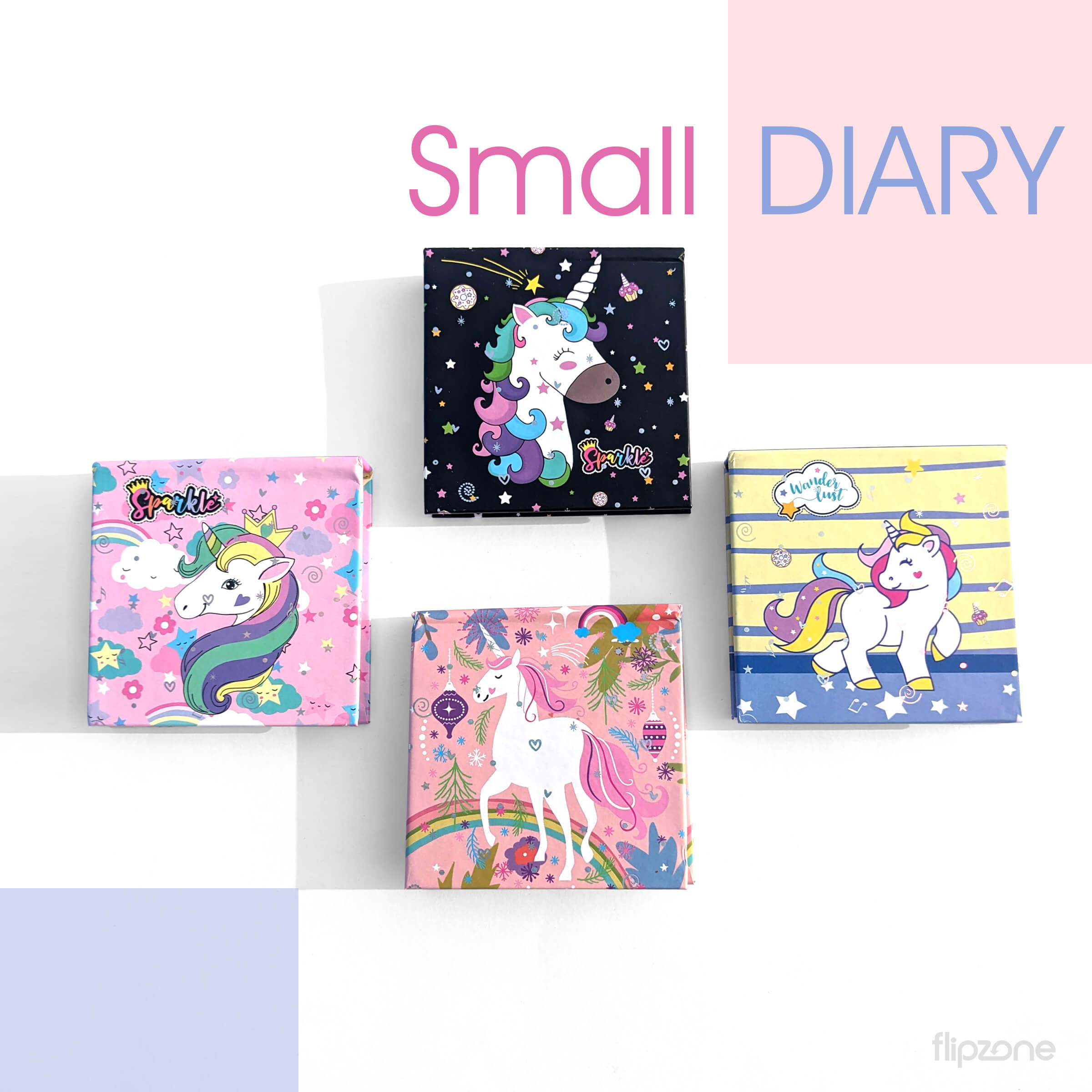 Mini Unicorn &amp;Space Planner Dairy - Pocket-Sized