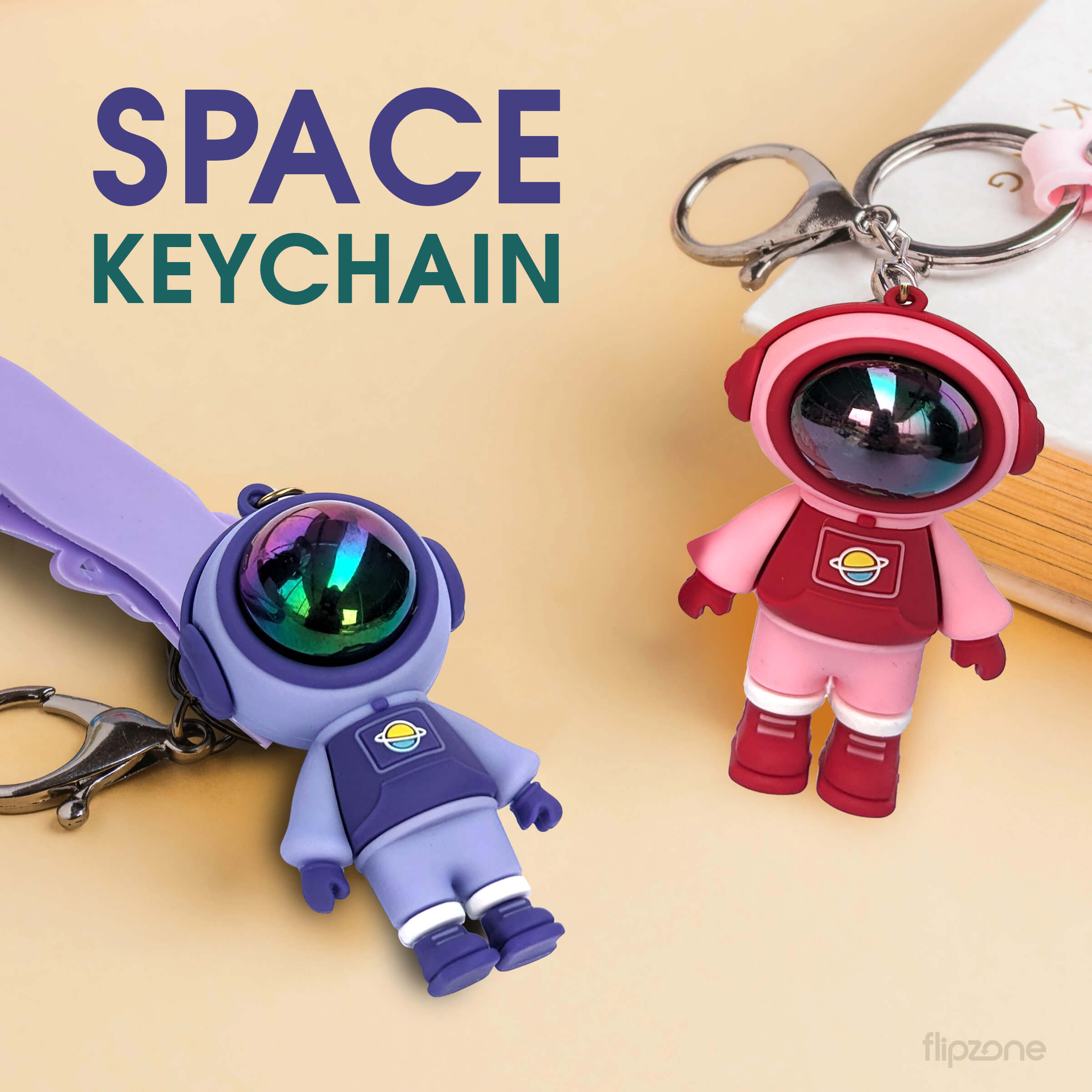 Astronaut Space Robot Keychain - Accessory