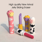 Cat Paw Lipstick Shaped Eraser - Kids Fun Stationery