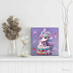 Diamond Painting Kit for Kids - Kuromi Kitty Gem Art