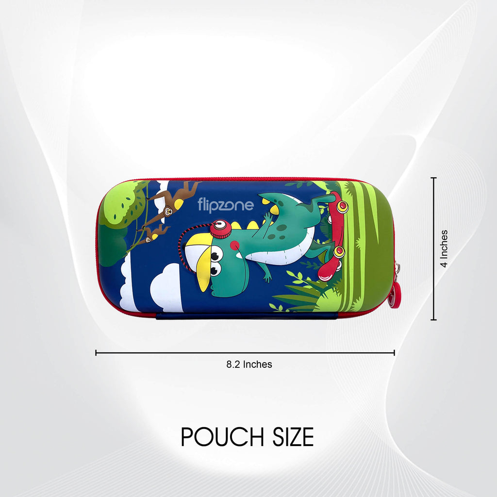 3D Hard Shell Pencil Case Set - 8.2" x 4" | School Supplies