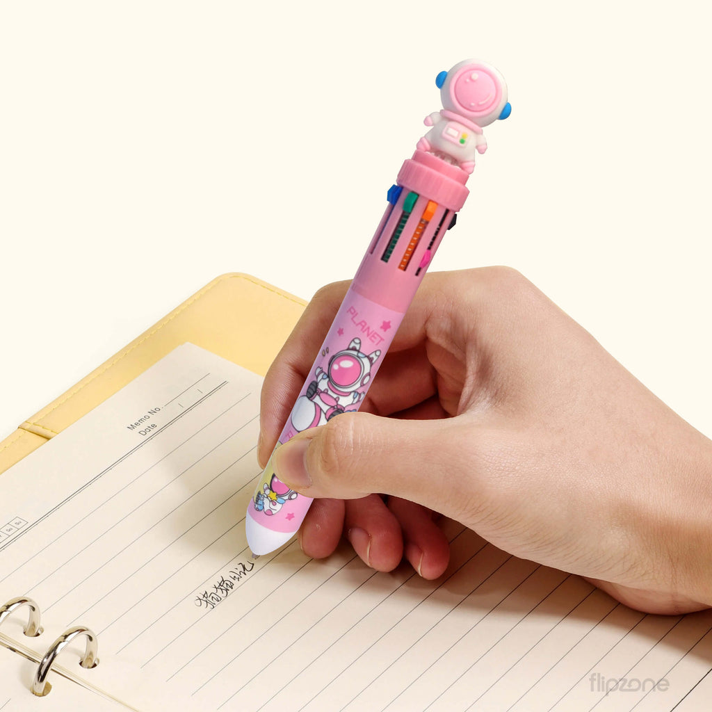 Space 10-in-1 Multi-color Ballpoint Pen for Kids