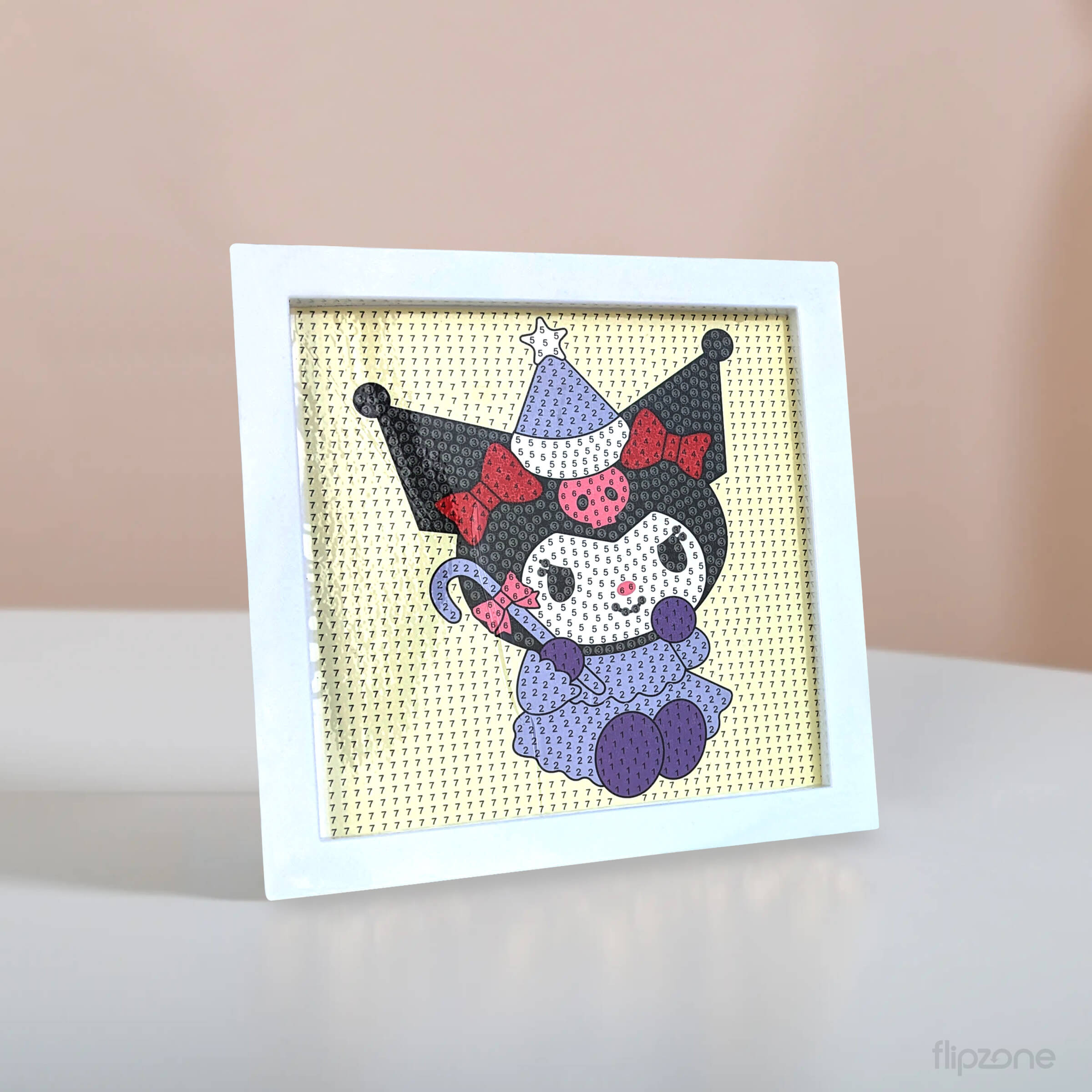 Diamond Painting Kit for Kids - Kuromi Kitty Gem Art