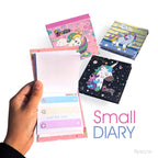Mini Unicorn &amp;Space Planner Dairy - Pocket-Sized