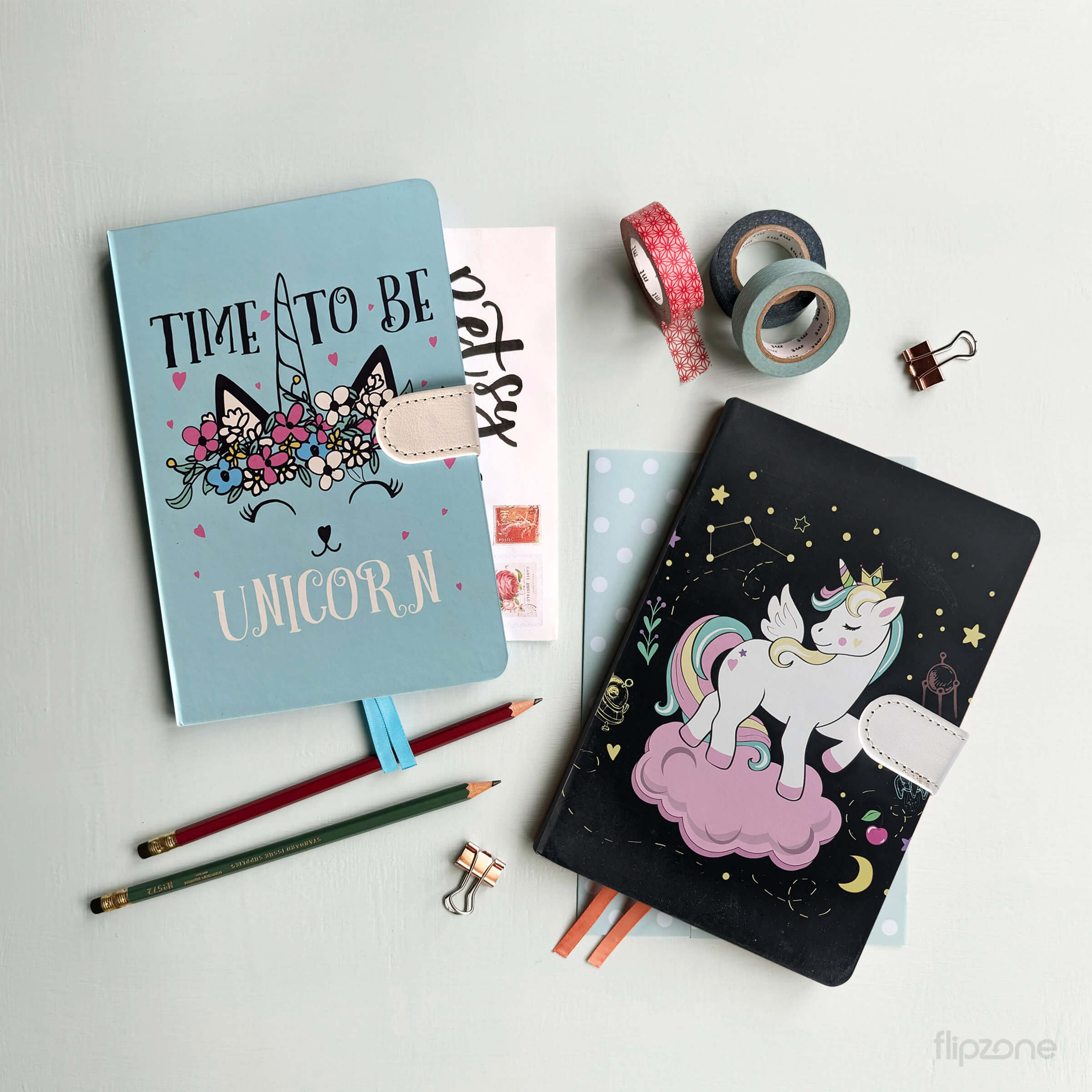 Unicorn Magnetic Lock Diary for Kids by FLIPZONE