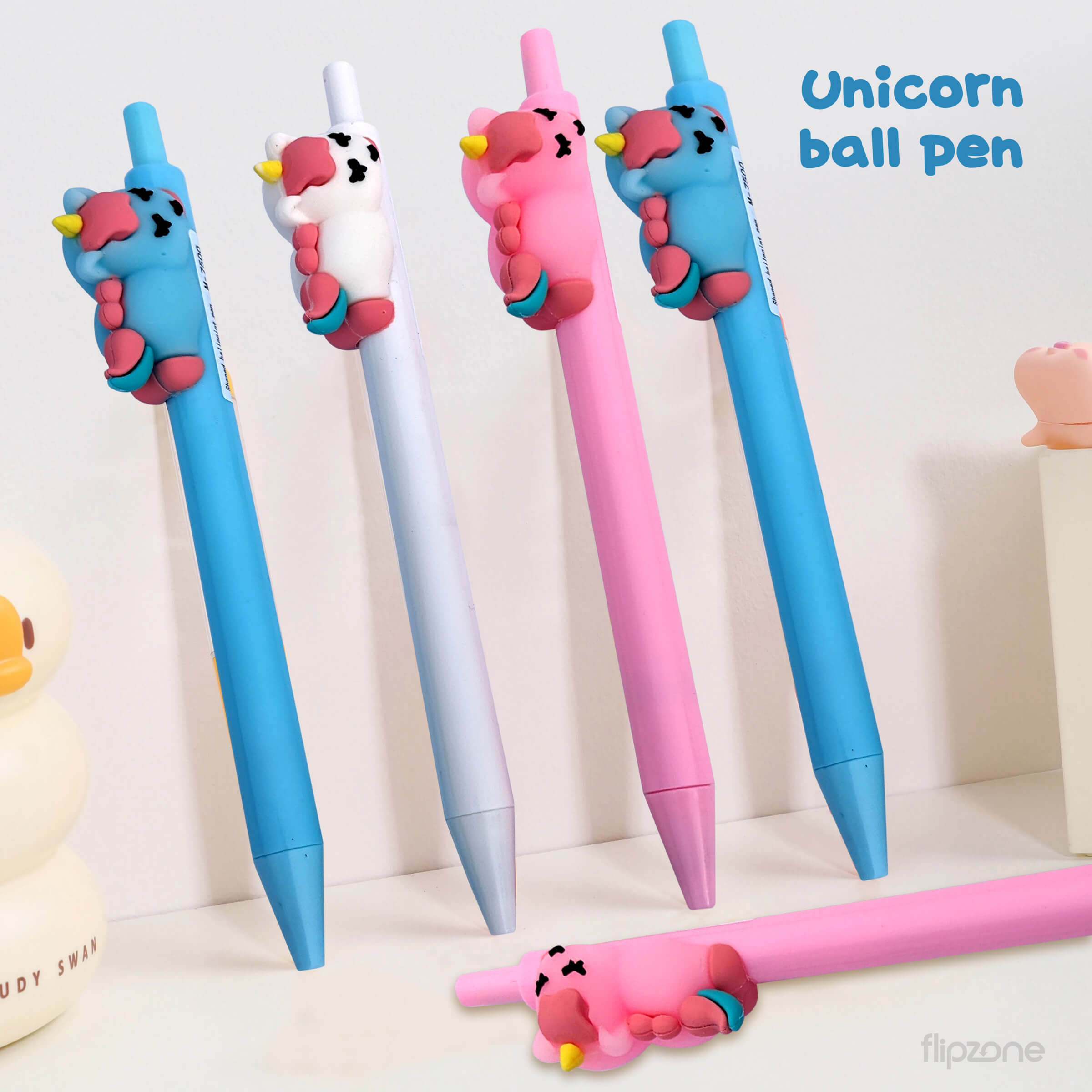 3D Unicorn Ballpoint Pens - Cute and Stylish Writing Accessories