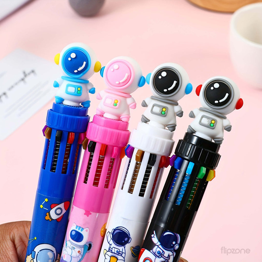 Space 10-in-1 Multi-color Ballpoint Pen for Kids