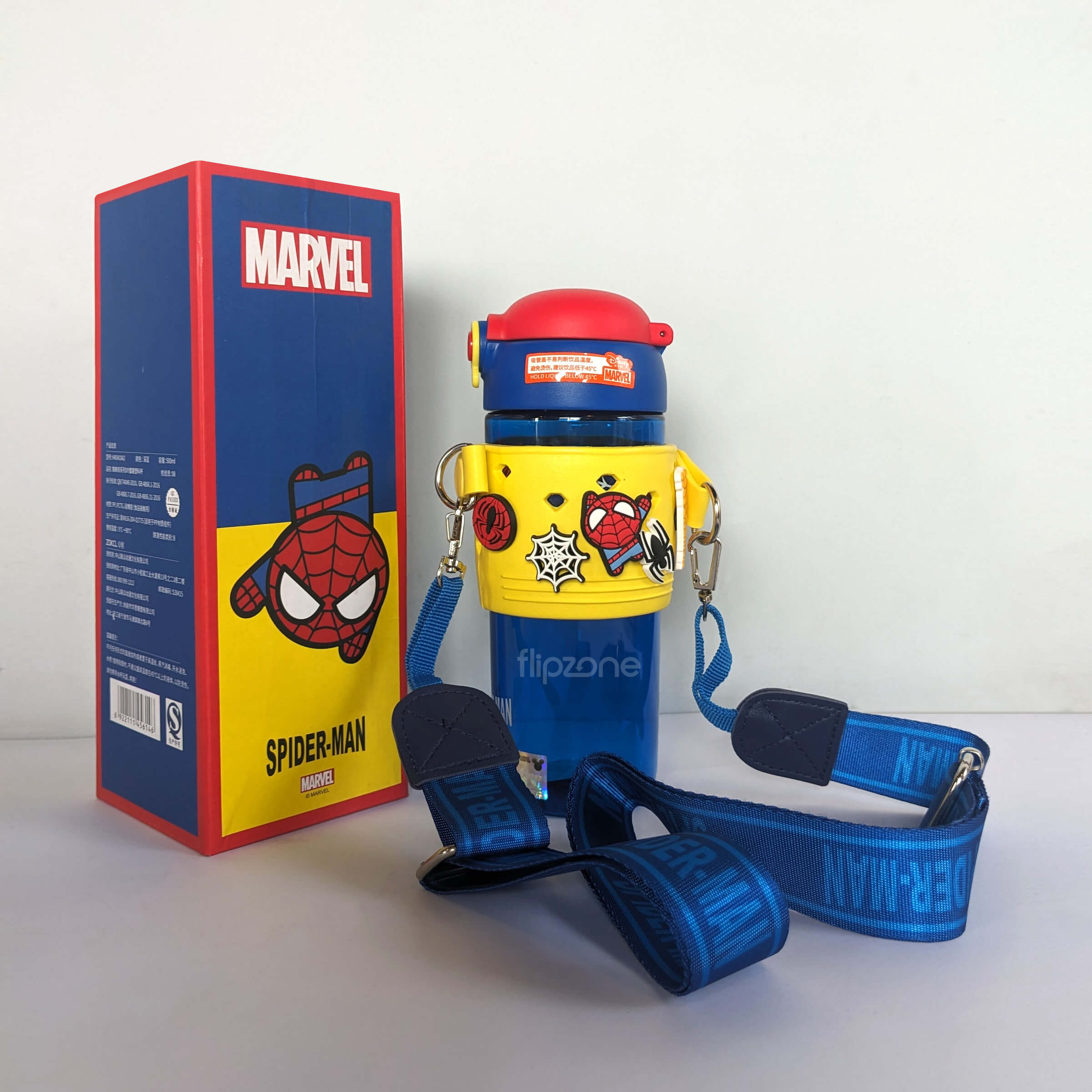 3D Cartoon Water Bottle with Straw