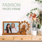 Ferris Wheel &amp; Windmill Photo Frame with Pen Holder