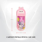 Cartoon Pop it Bag Pencil Case