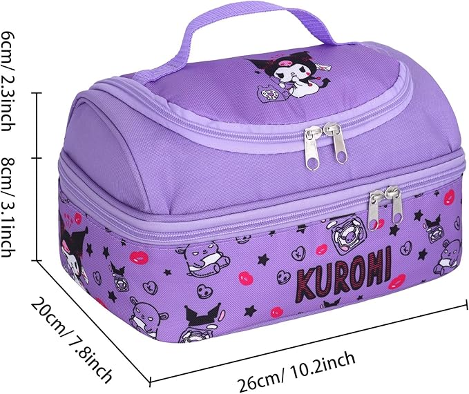 Lunch Bag Children’s Double-layer Insulated Box Bag