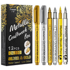 Metallic Brush Pen Water based (Silver and Gold)