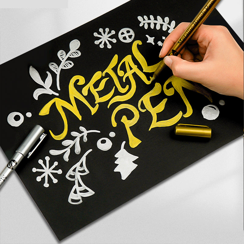 Metallic Brush Pen Water based (Silver and Gold)