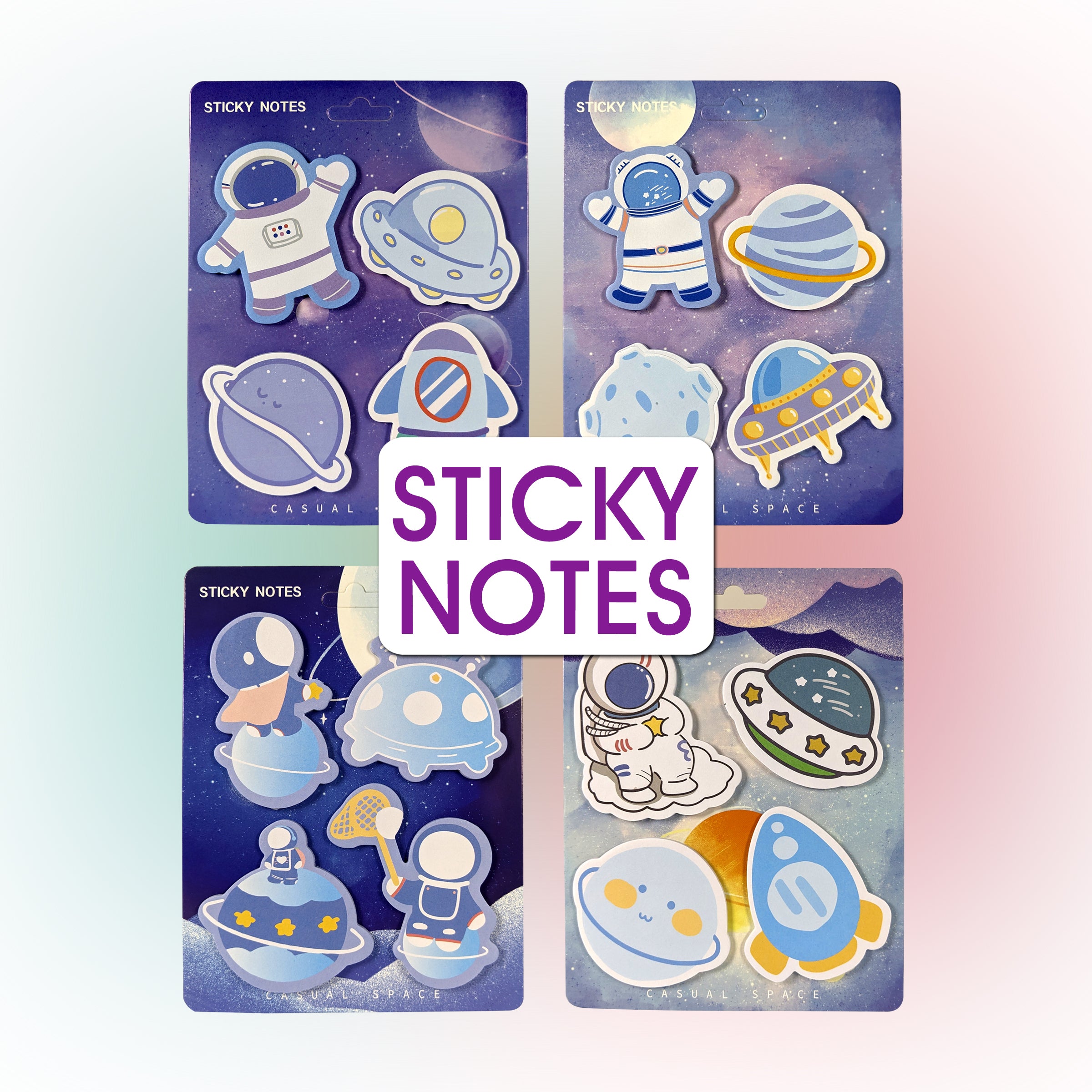 Sticky Notes Space Theme Set