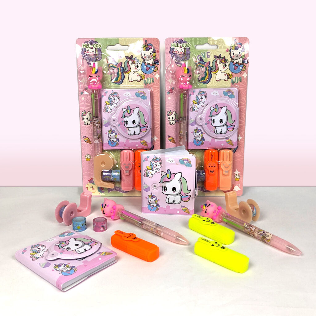 Fun Unicorn Stationery Kits 5-in-1 for Kids