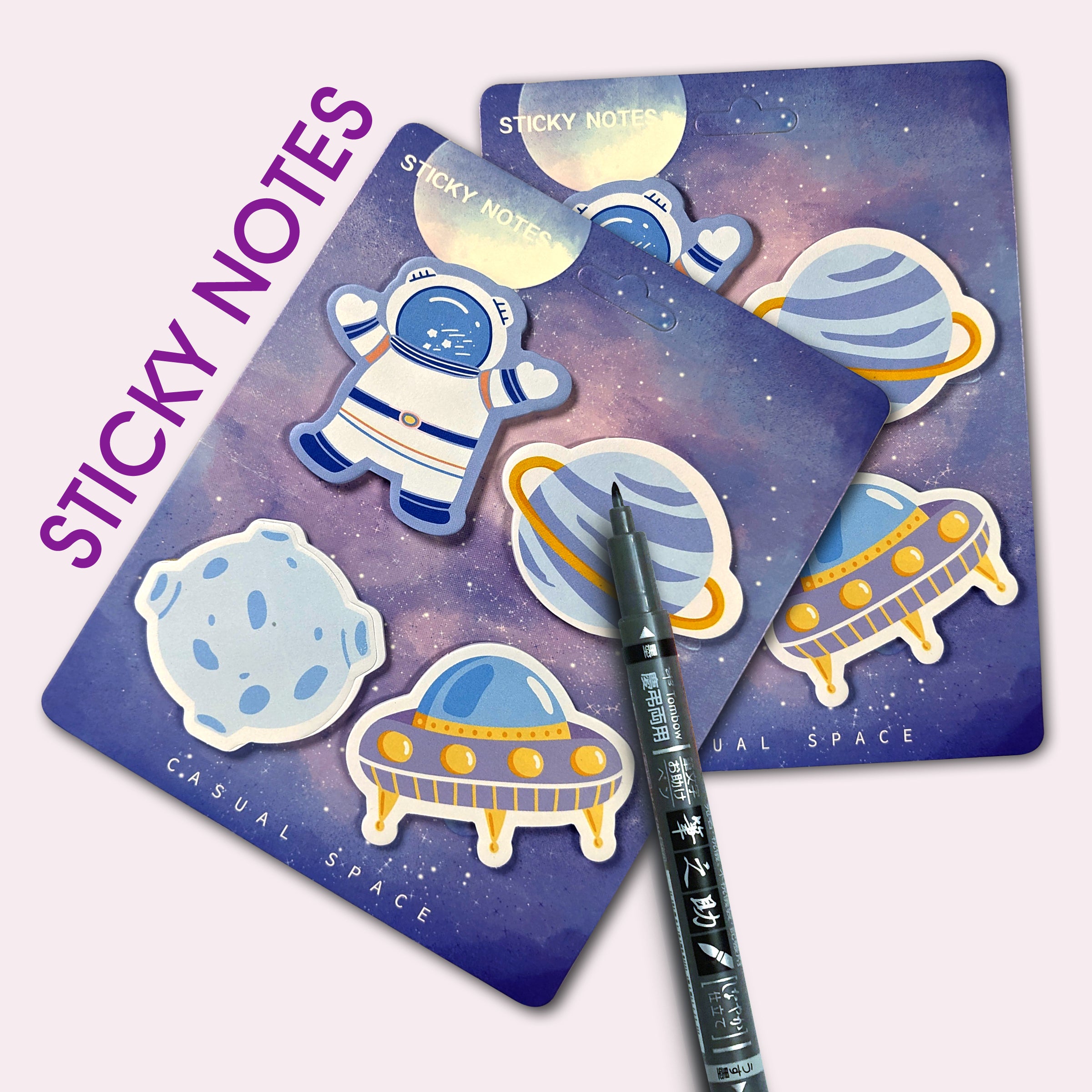 Sticky Notes Space Theme Set