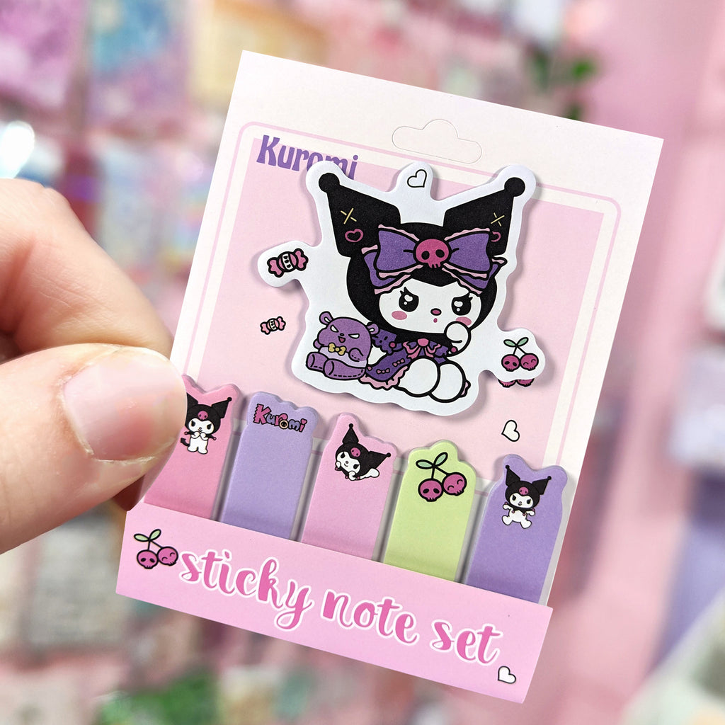 Sticky Notes Set Sanrio line Character Kuromi