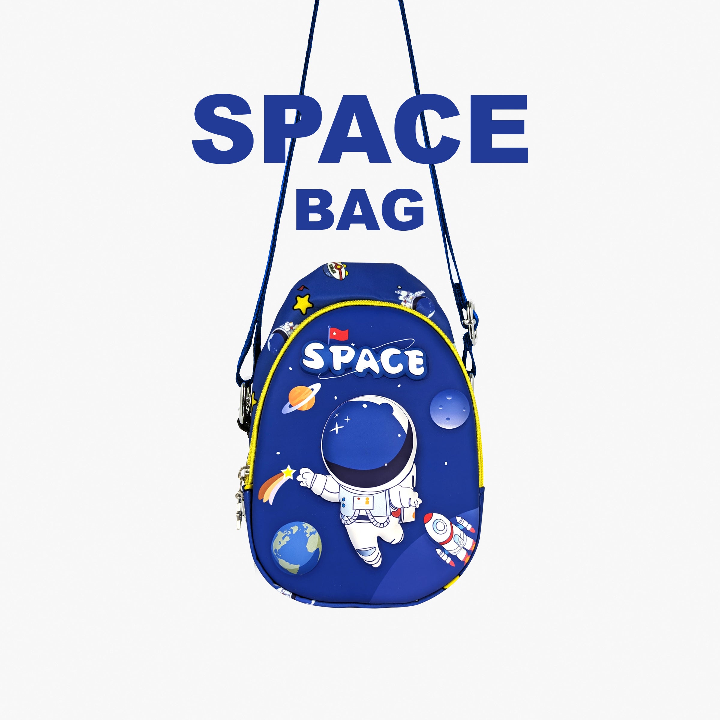 3D Embossed Sling Bag Space