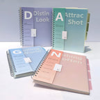 Pastel Dreams Memo Double O-Rings Spiral Notebook – B5 Size