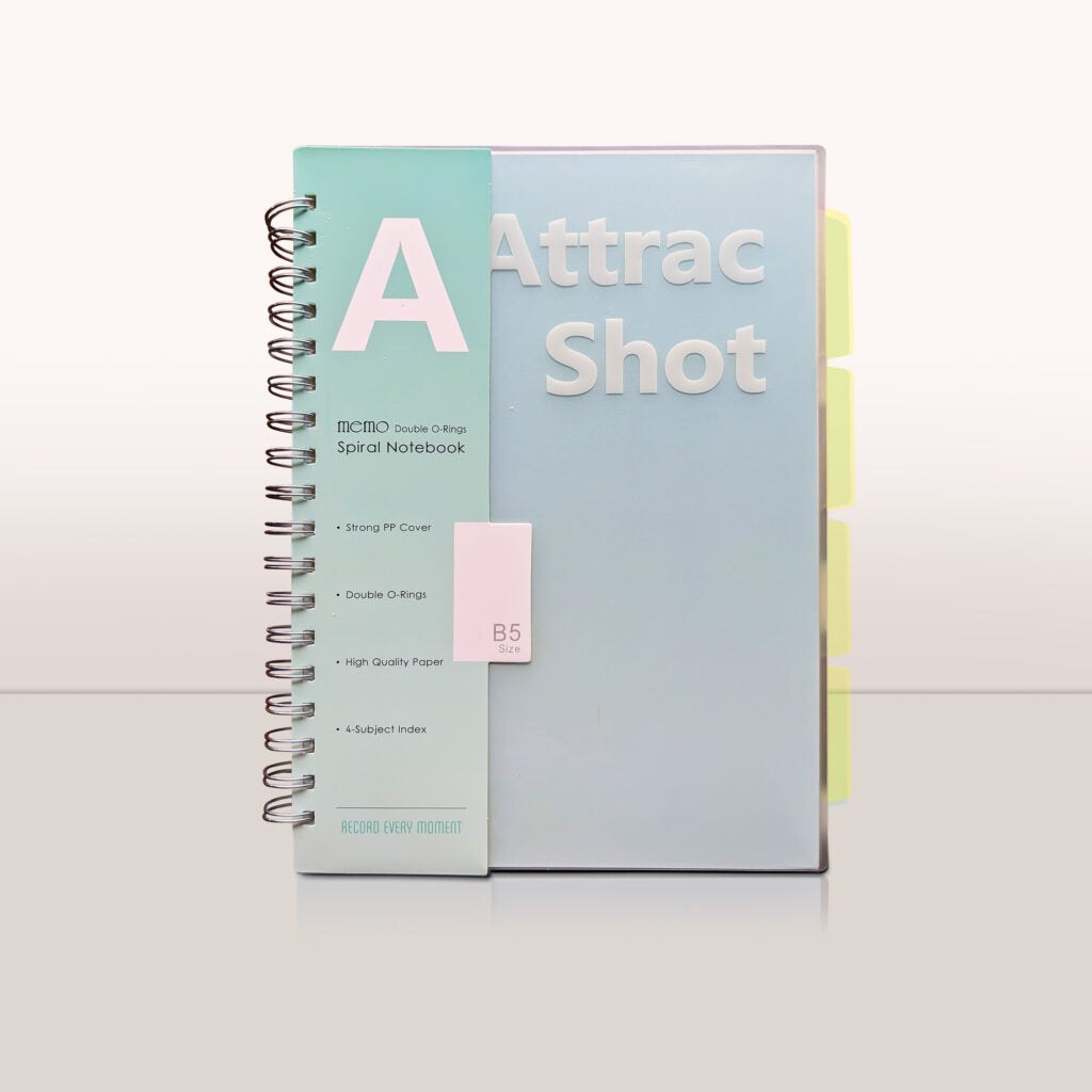 Pastel Dreams Memo Double O-Rings Spiral Notebook – B5 Size
