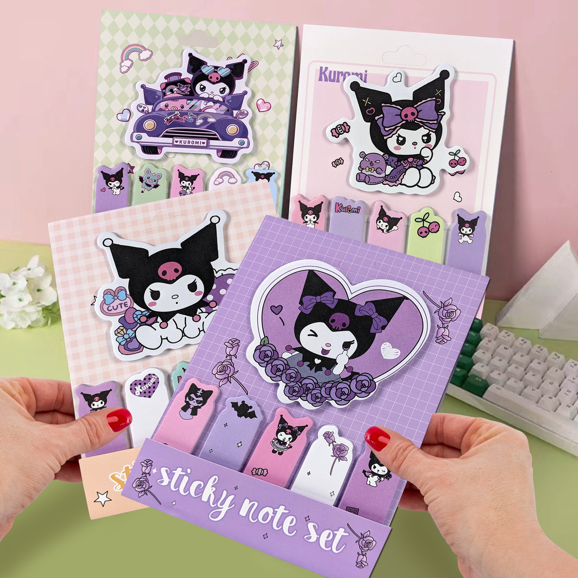 Sticky Notes Set Sanrio line Character Kuromi