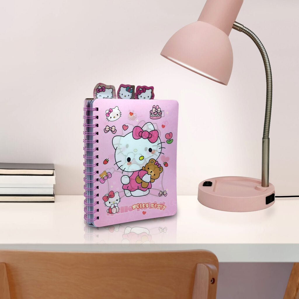 A5 Size Hello Kitty Style Rollover Coil Line Notebook
