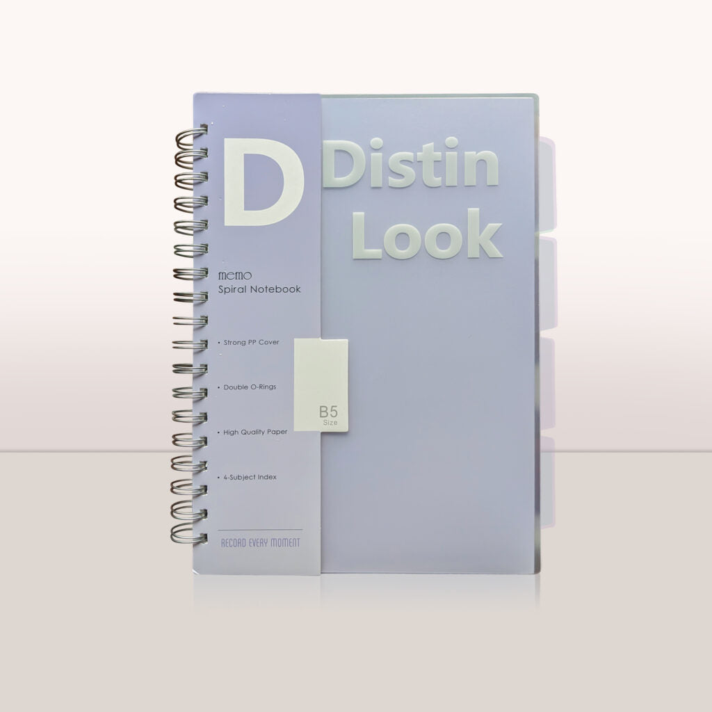 Pastel Dreams Memo Double O-Rings Spiral Notebook – B5 Size