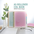 A5 Size Rollover Coil Lined Notebook