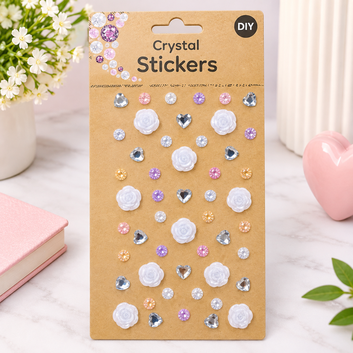 Crystal Stickers – Colorful DIY Gem Stickers