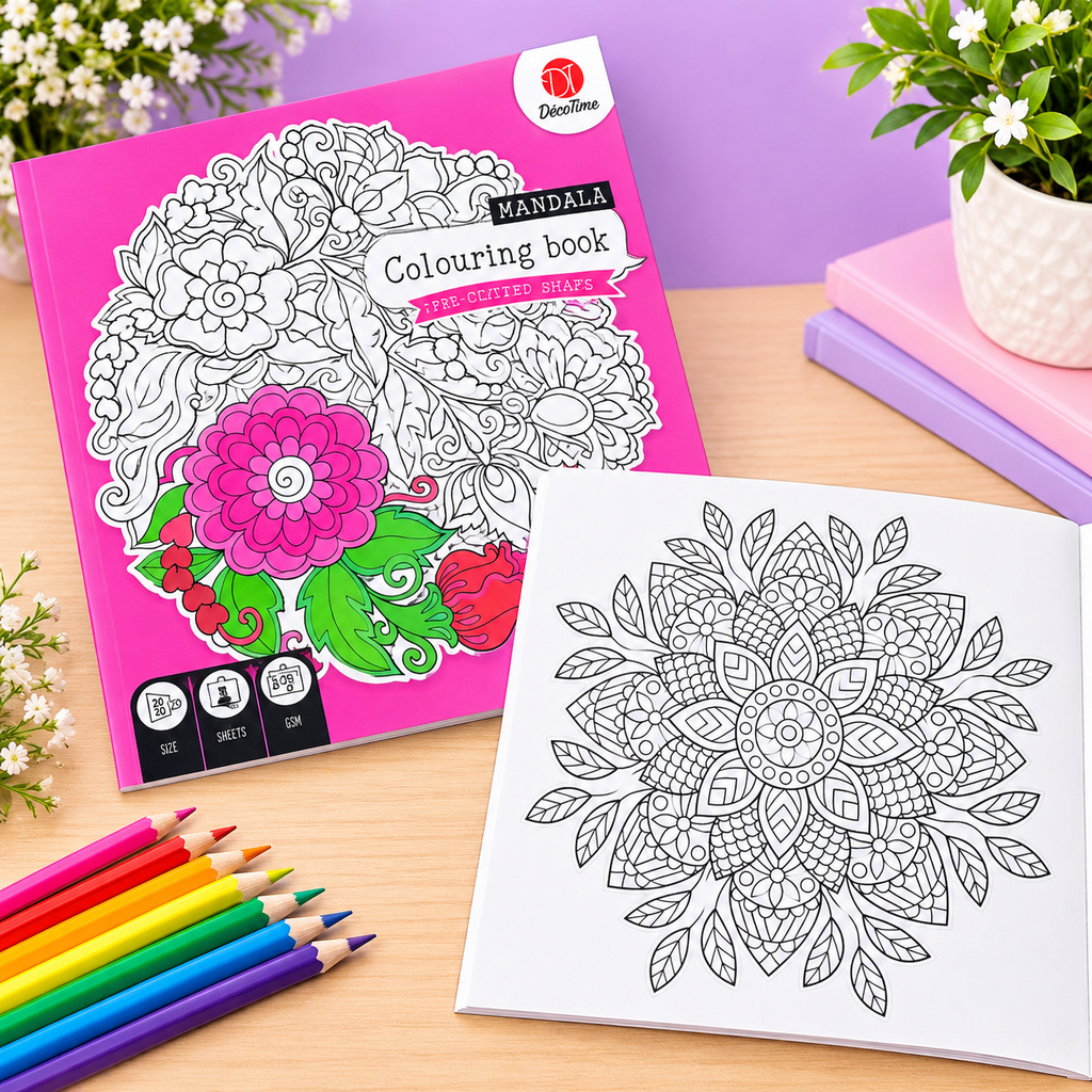 Mandala Colouring Book – Creative Art & Relaxation