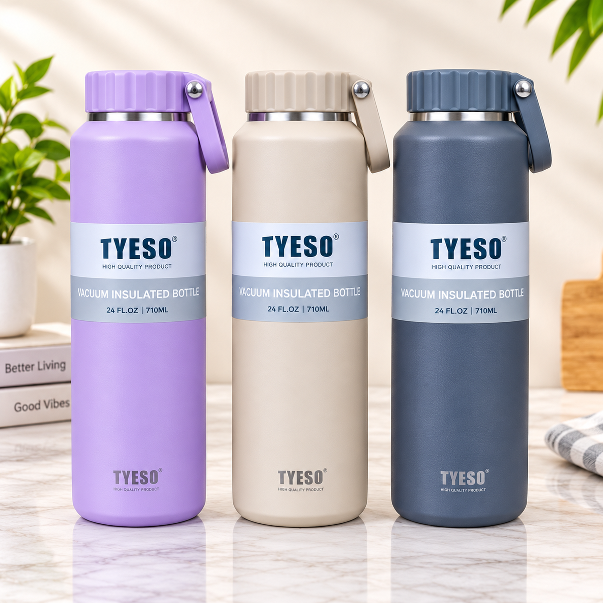 TYESO Vacuum Insulated Bottle – 710ML