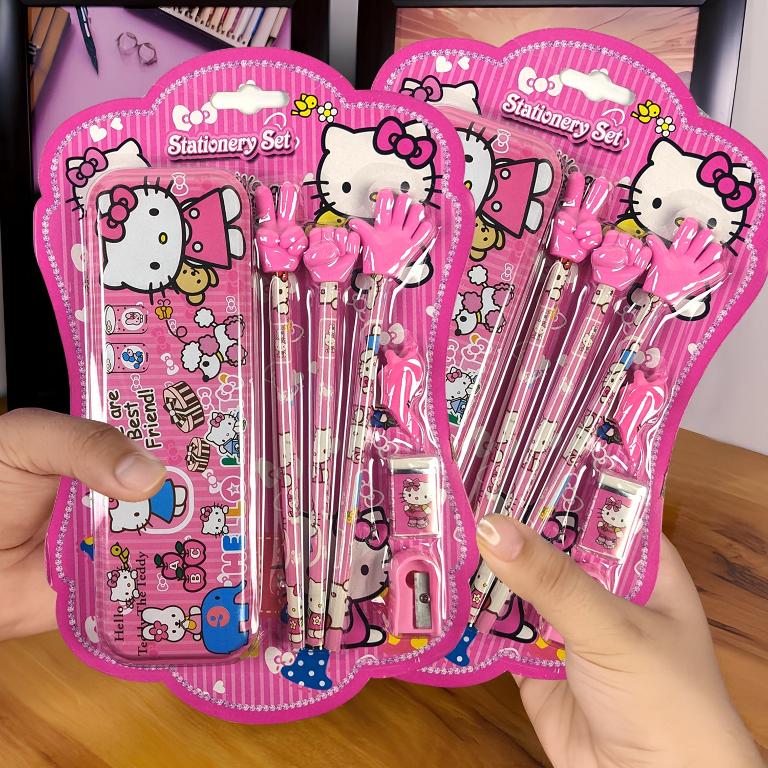 Hello Kitty Theme Stationery Set 7 Pcs