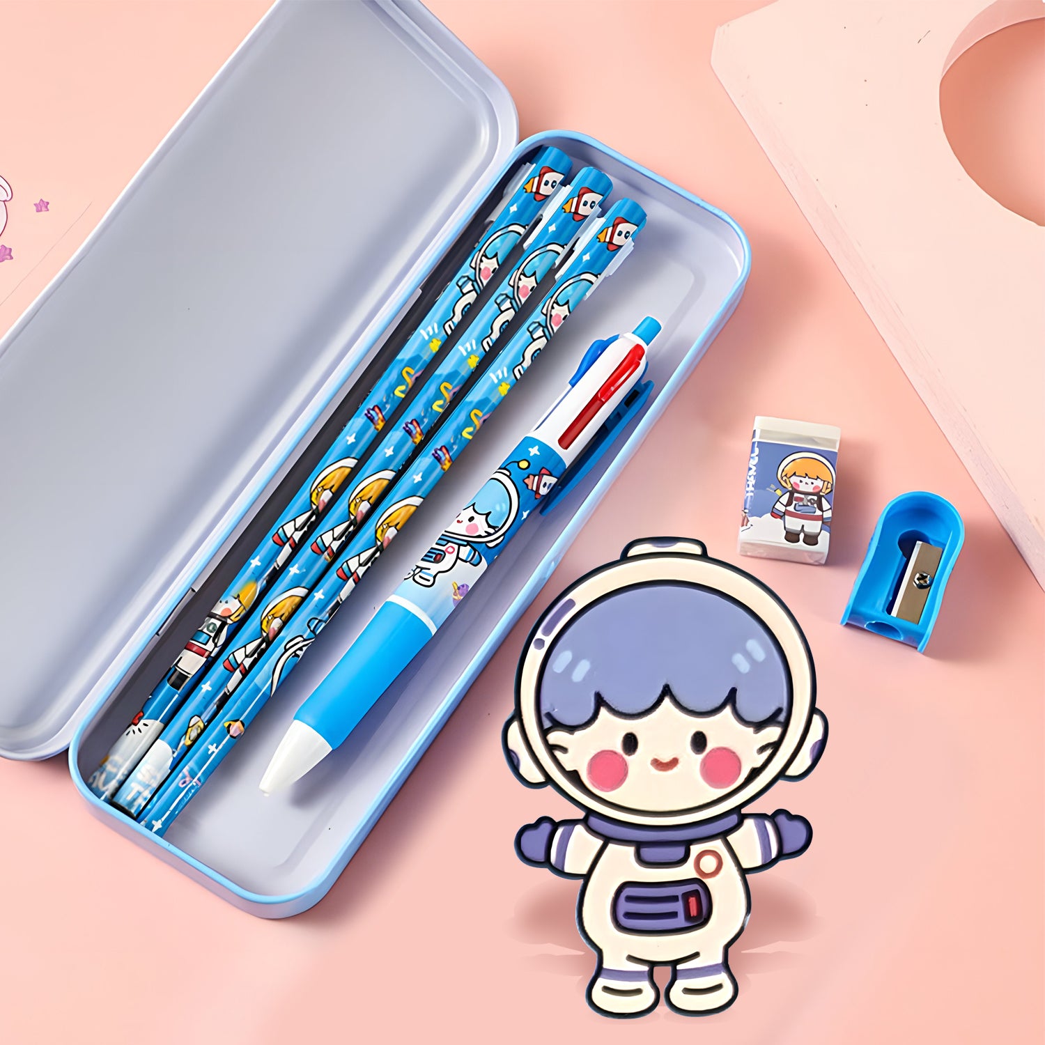 Space Travel Theme Stationery Set of 7 Pcs
