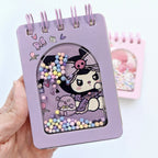 Sanrio Bubble Bead Spiral Mini Notebook - Fun Diary for Kids