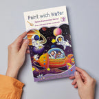 Space Water Color Painting Book with Brush For Kids