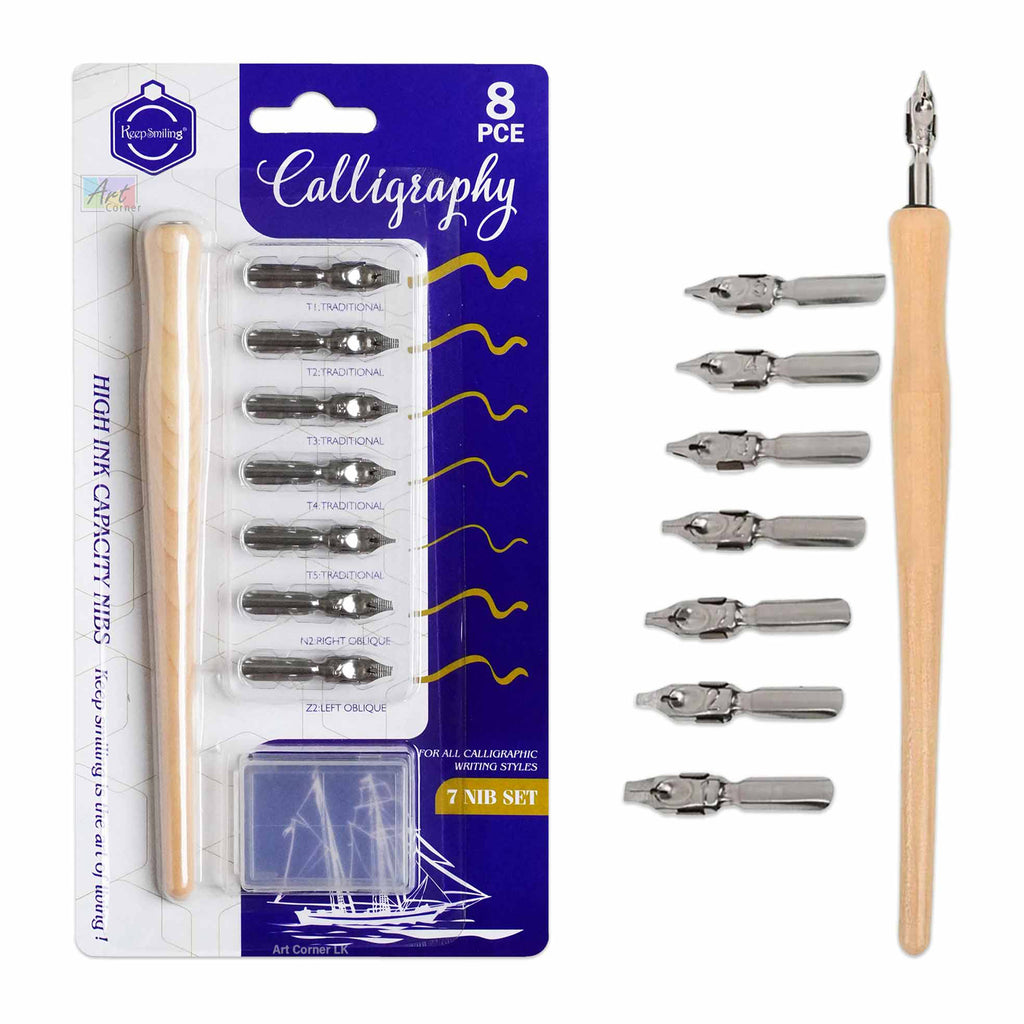 Calligraphy Pen With Seven Different NIB Sizes