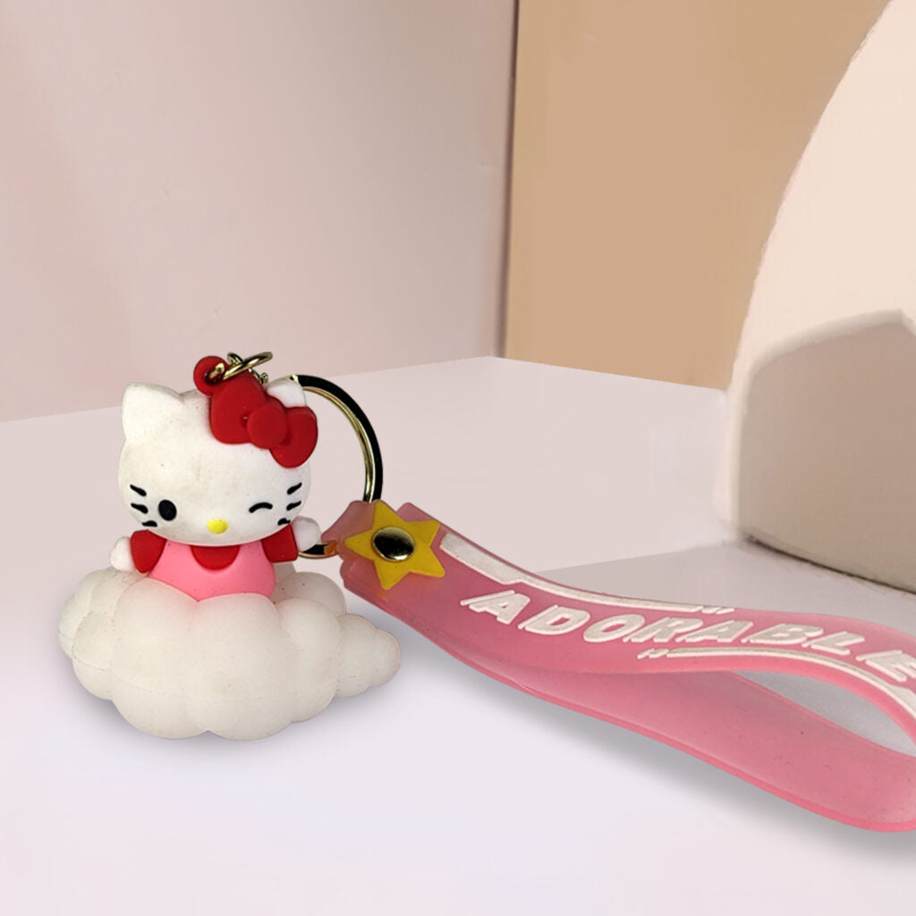 Silicone Sanrio Line characters Keychain with light
