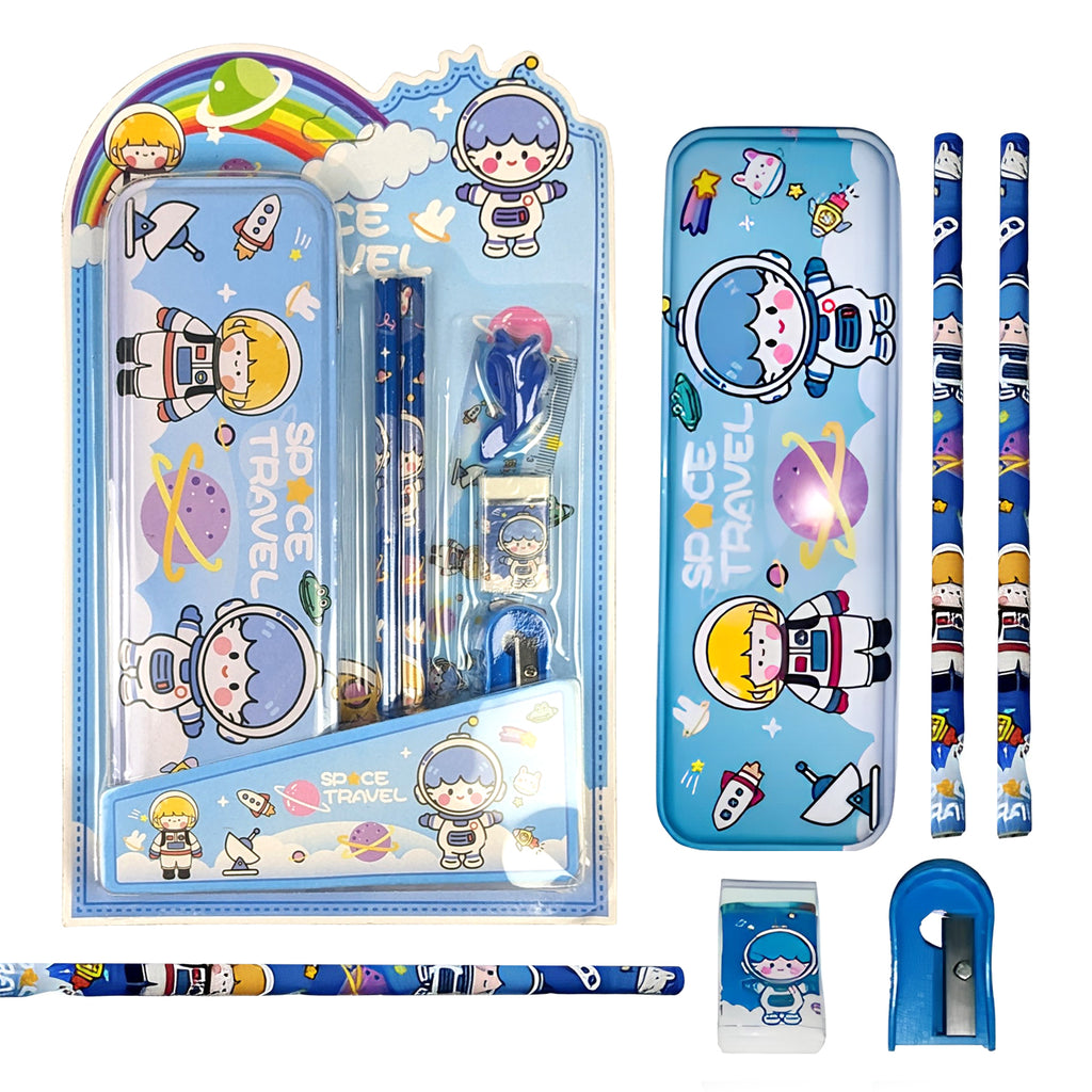 Space Travel Theme Stationery Set of 7 Pcs