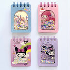 Sanrio Bubble Bead Spiral Mini Notebook - Fun Diary for Kids