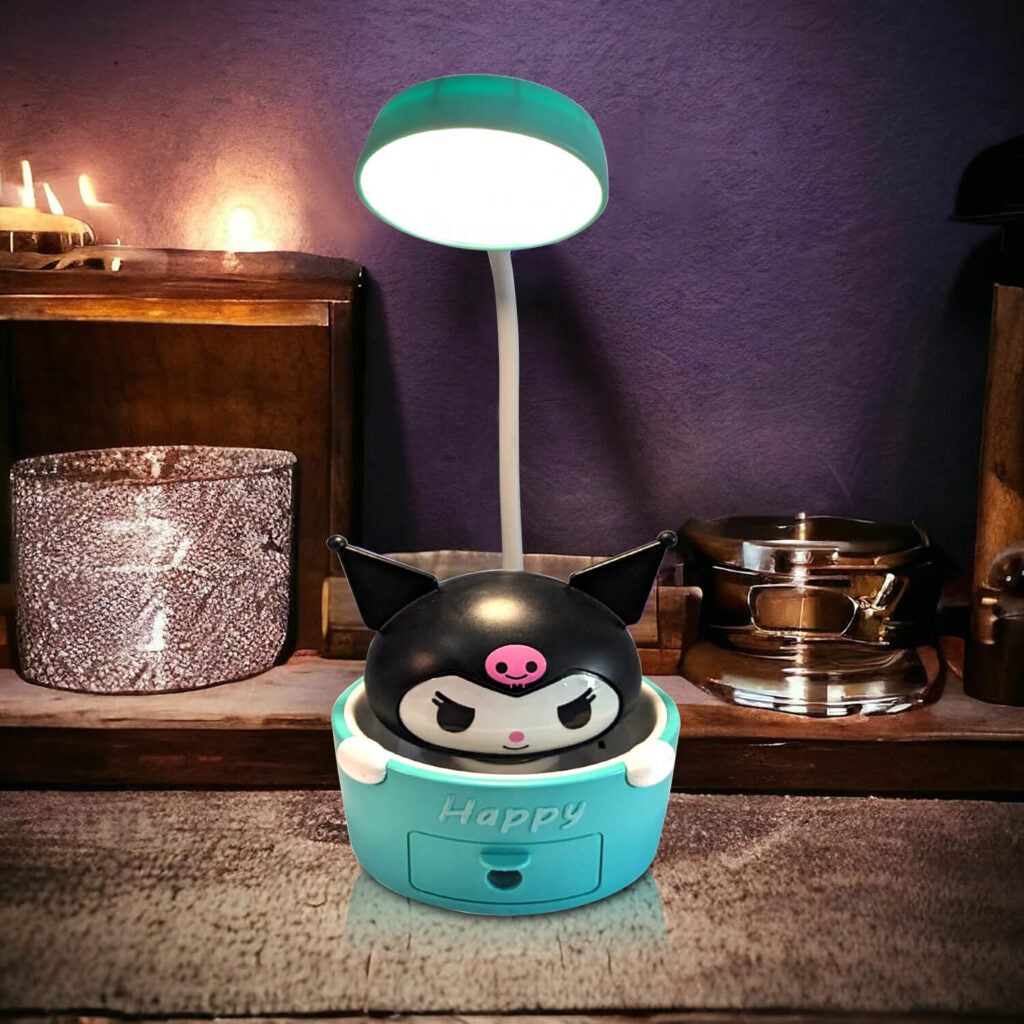 Kuromi Rechargeable Table Lamp with Sharpener