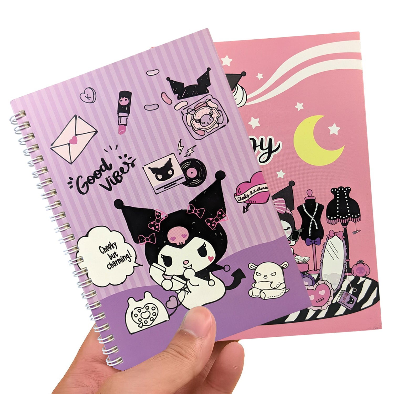 A5 Lined Kuromi Notebook