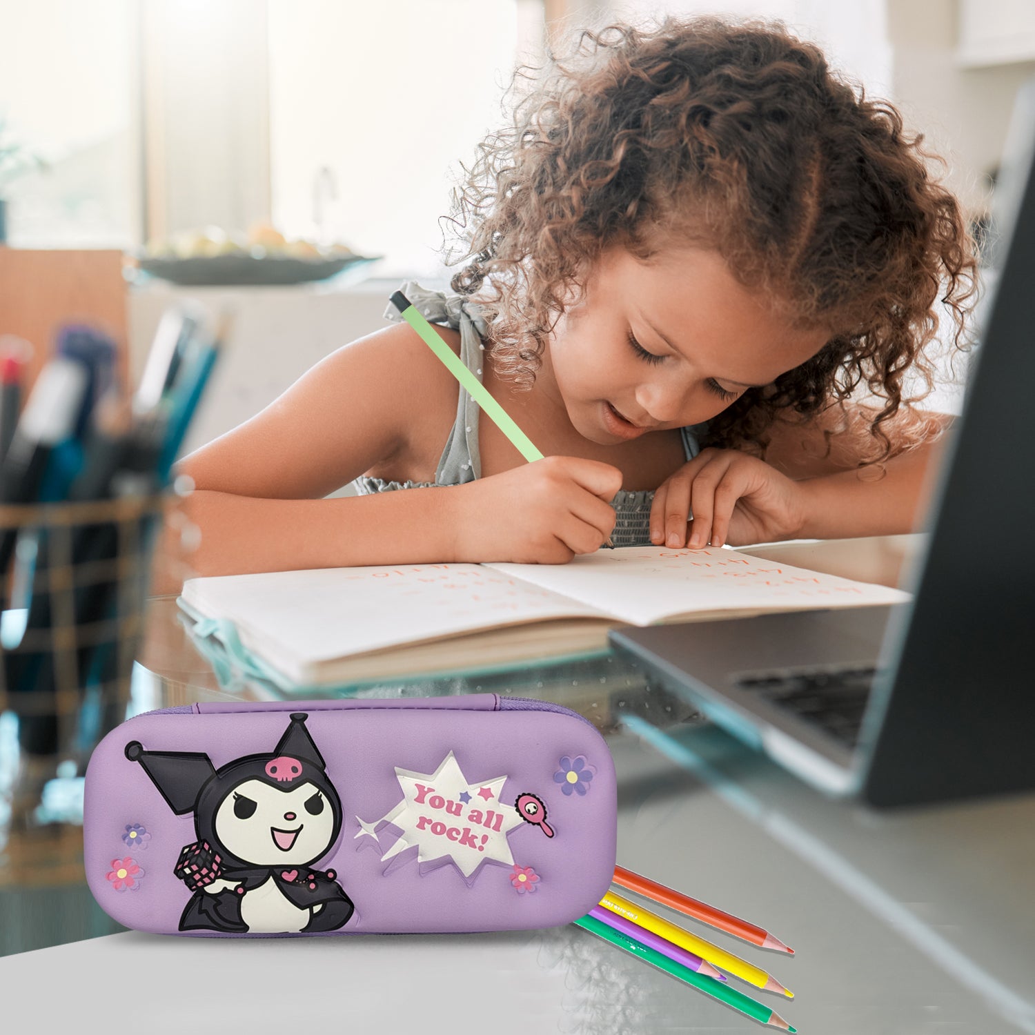 Kuromi Hard Shell Pencil Pouch