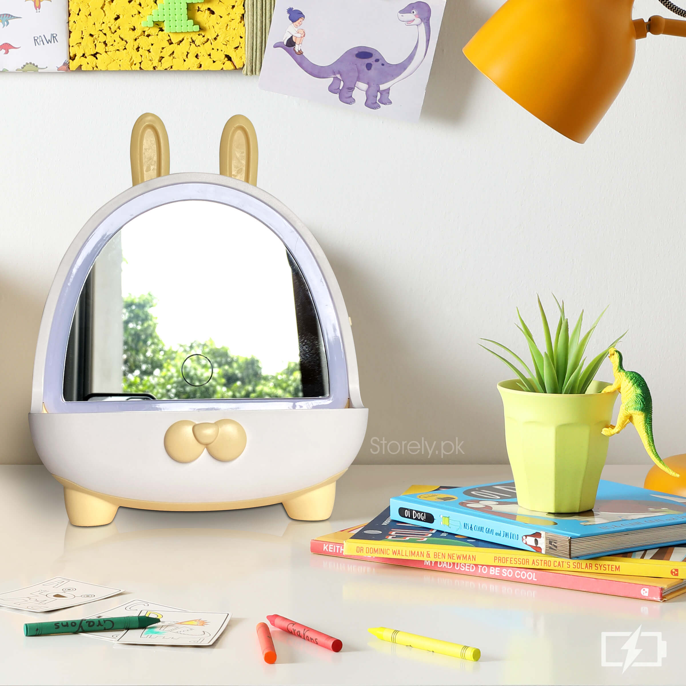 LED Vanity Mirror | Kids Fun Decoration