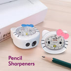 Hello Kitty Cartoon Shaped Pencil Sharpener with Mini Game
