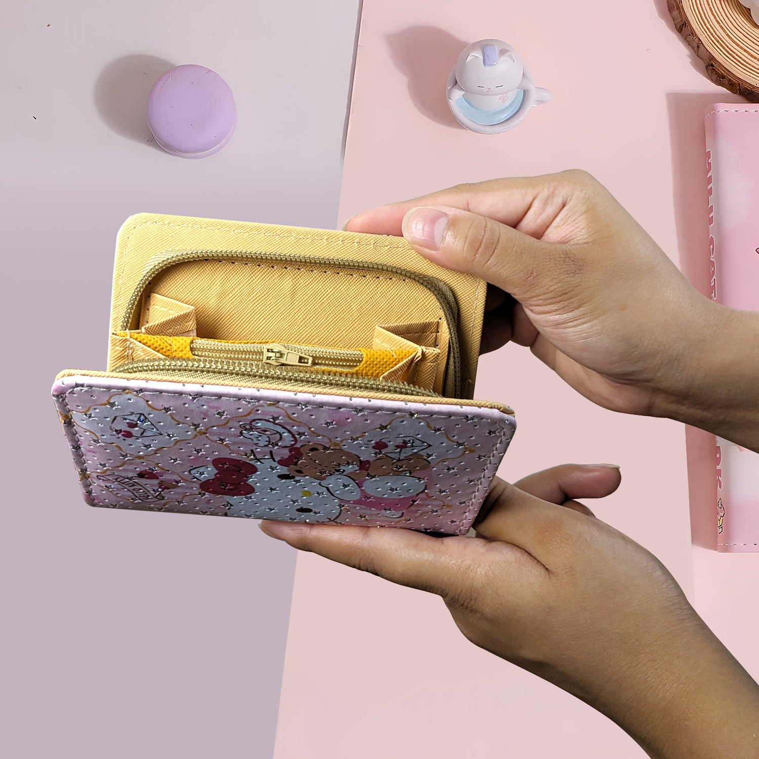 Lightweight Hello Kitty Compact Wallet for kids