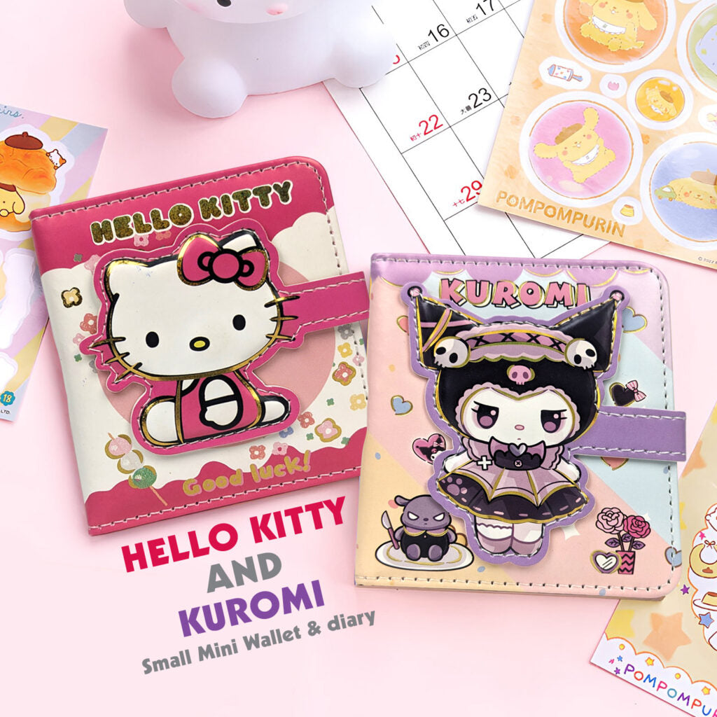 Mini Planner for Kids – Hello Kitty & Kuromi Theme